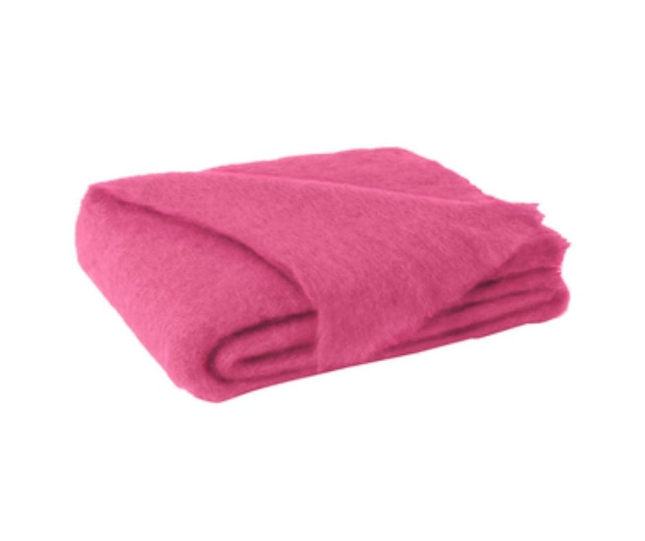 Brushed Mohair Blanket