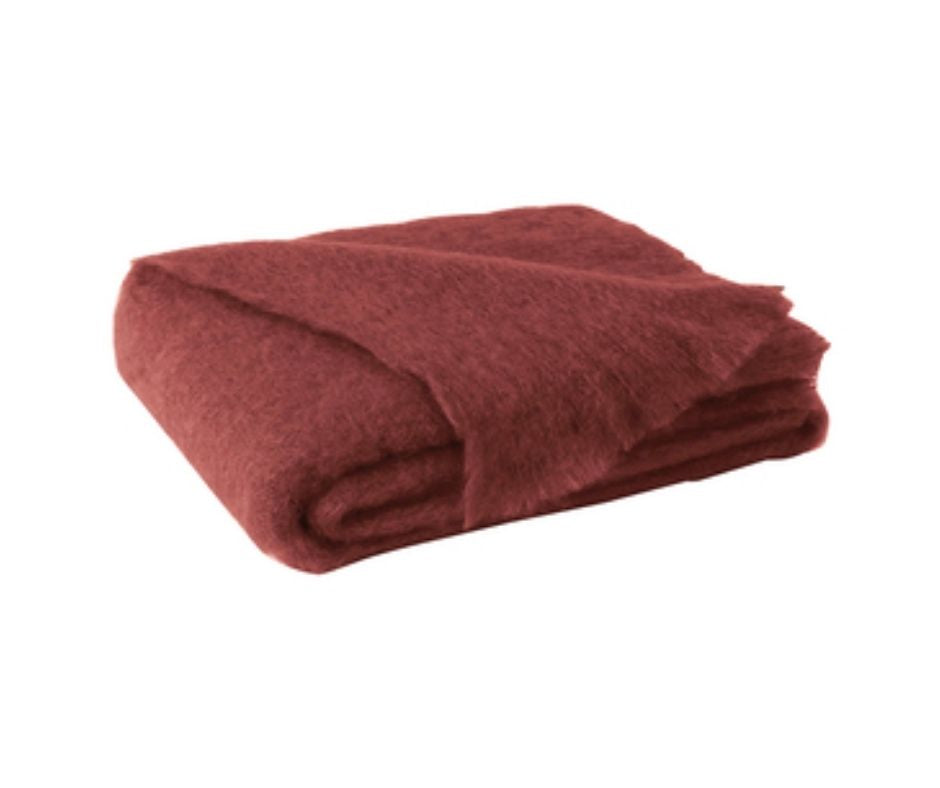 Brushed Mohair Blanket
