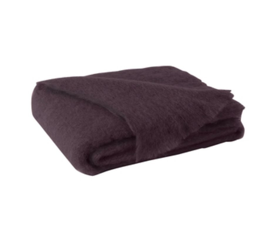 Brushed Mohair Blanket