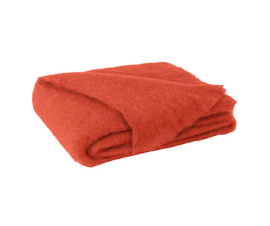 Brushed Mohair Blanket