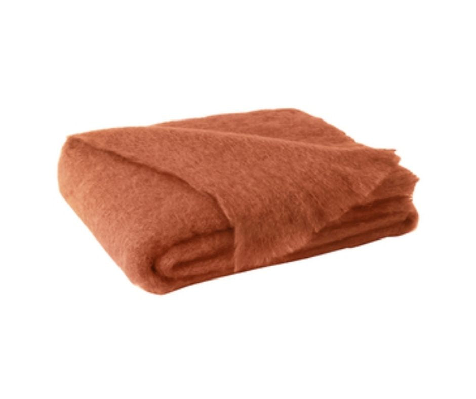 Brushed Mohair Blanket