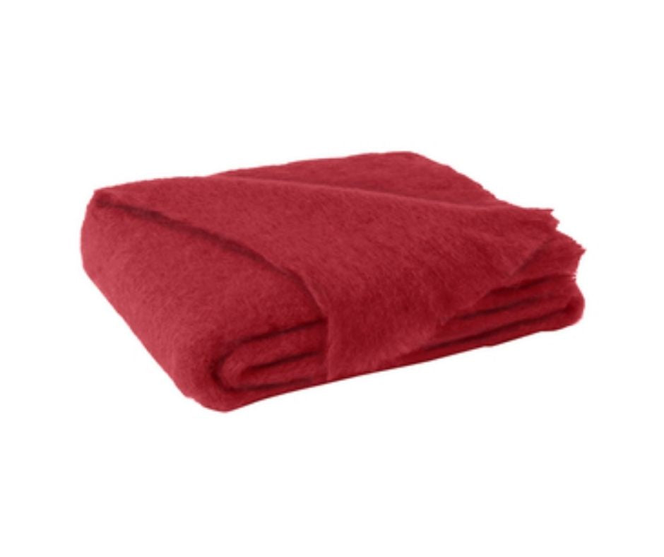 Brushed Mohair Blanket