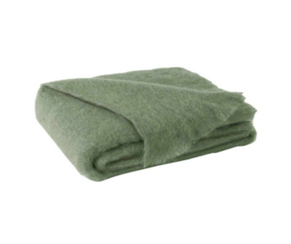 Brushed Mohair Blanket