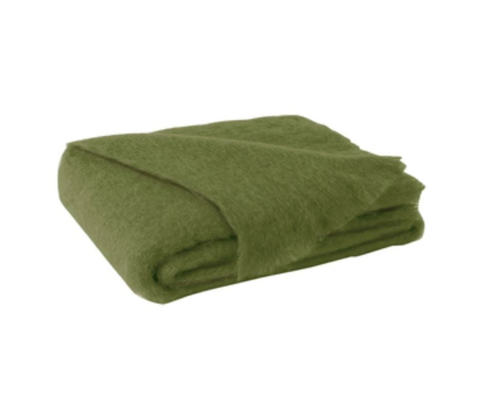 Brushed Mohair Blanket