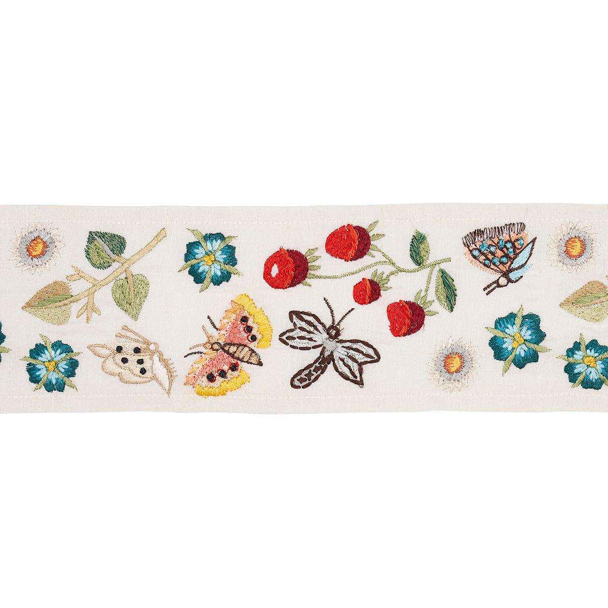 Royal Silk Embroidery Trim - Multi