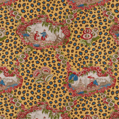 Chinese Leopard Toile - Multi