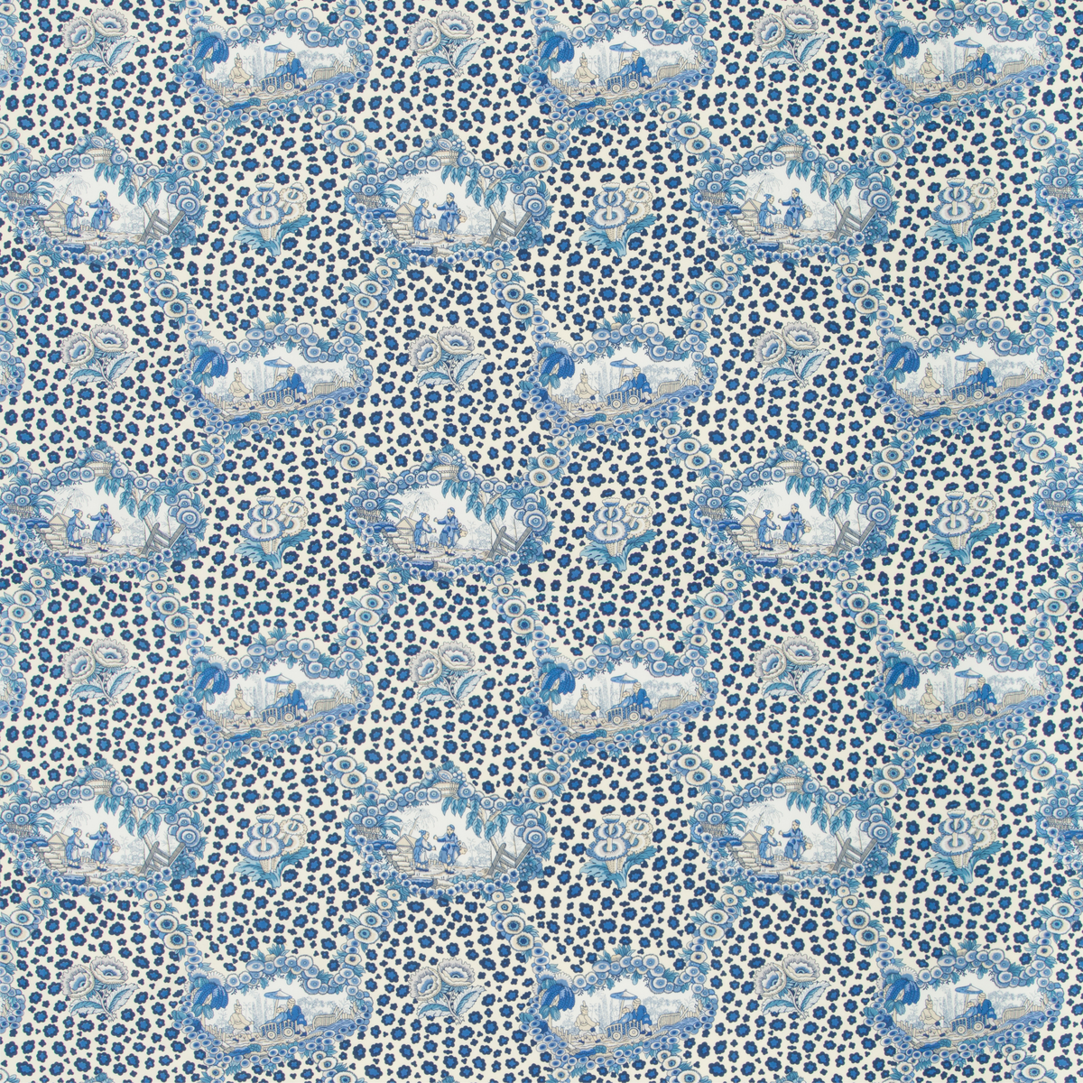 Chinese Leopard Toile - Porcelain